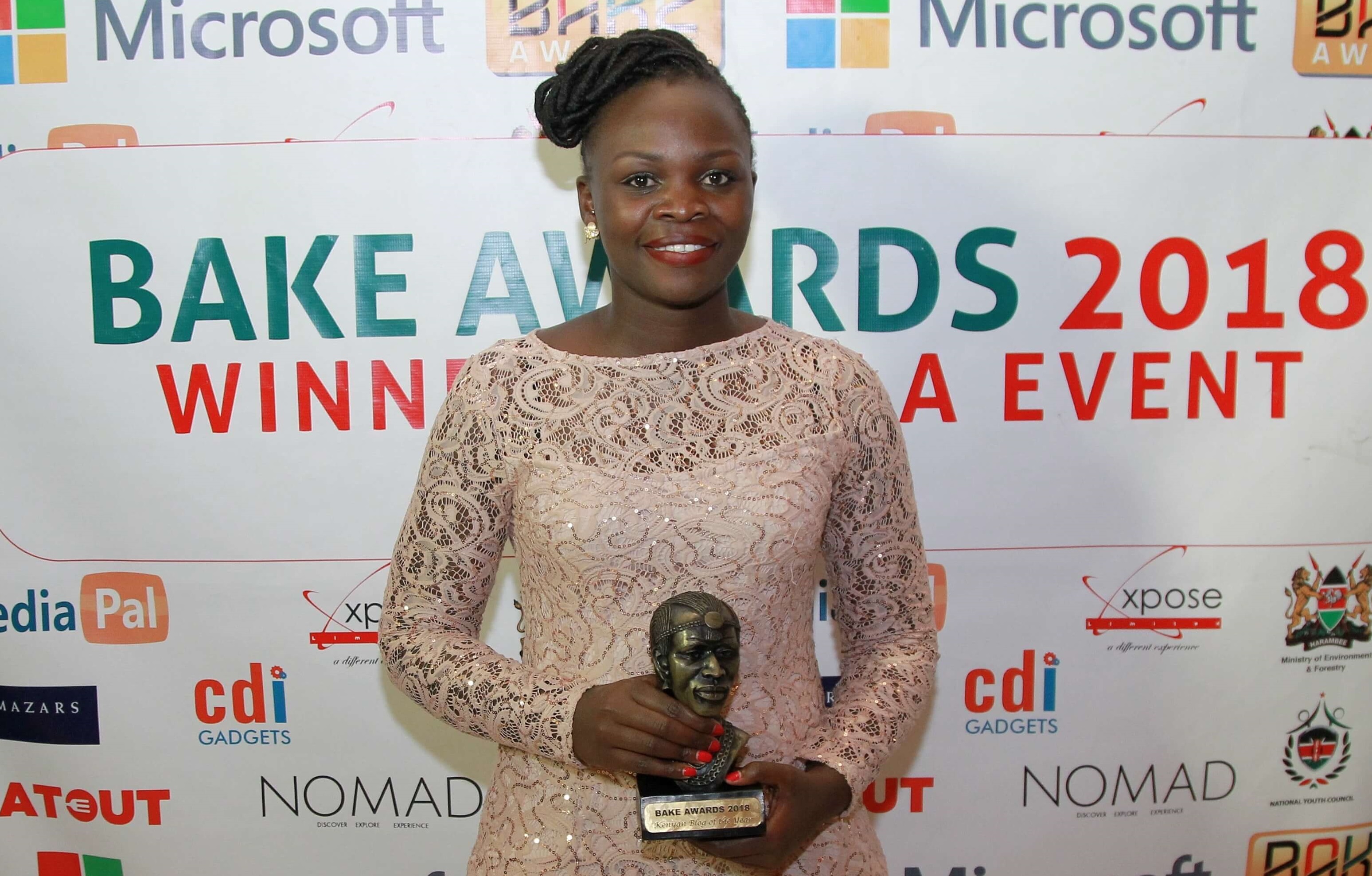 2018 Kenyan Blog of the year winner Bonita Aluoch